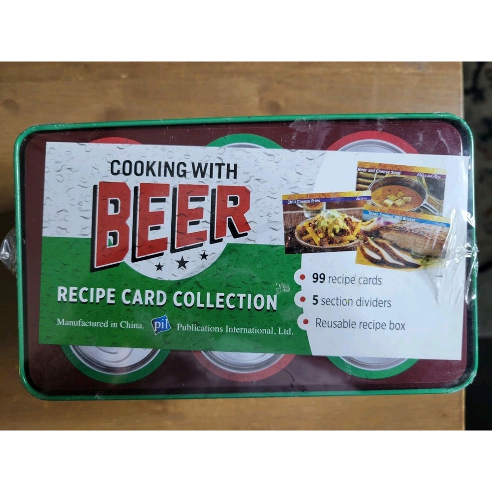 Tin Cooking with Beer‎ Publications International Ltd Recipes (2014)cookbook NEW